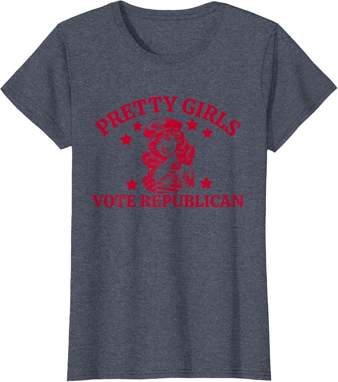 Pretty Girls Vote Republican Funny Conservative Patriotic