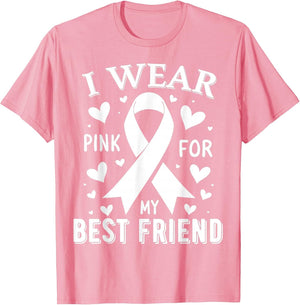 I Wear Pink for My Best Friend Cancer Awareness