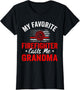 My Favorite Firefighter Calls Me Grandma American Flag