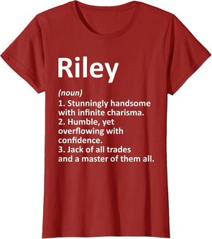 Riley Definition Personalized Name Funny Birthday Gift