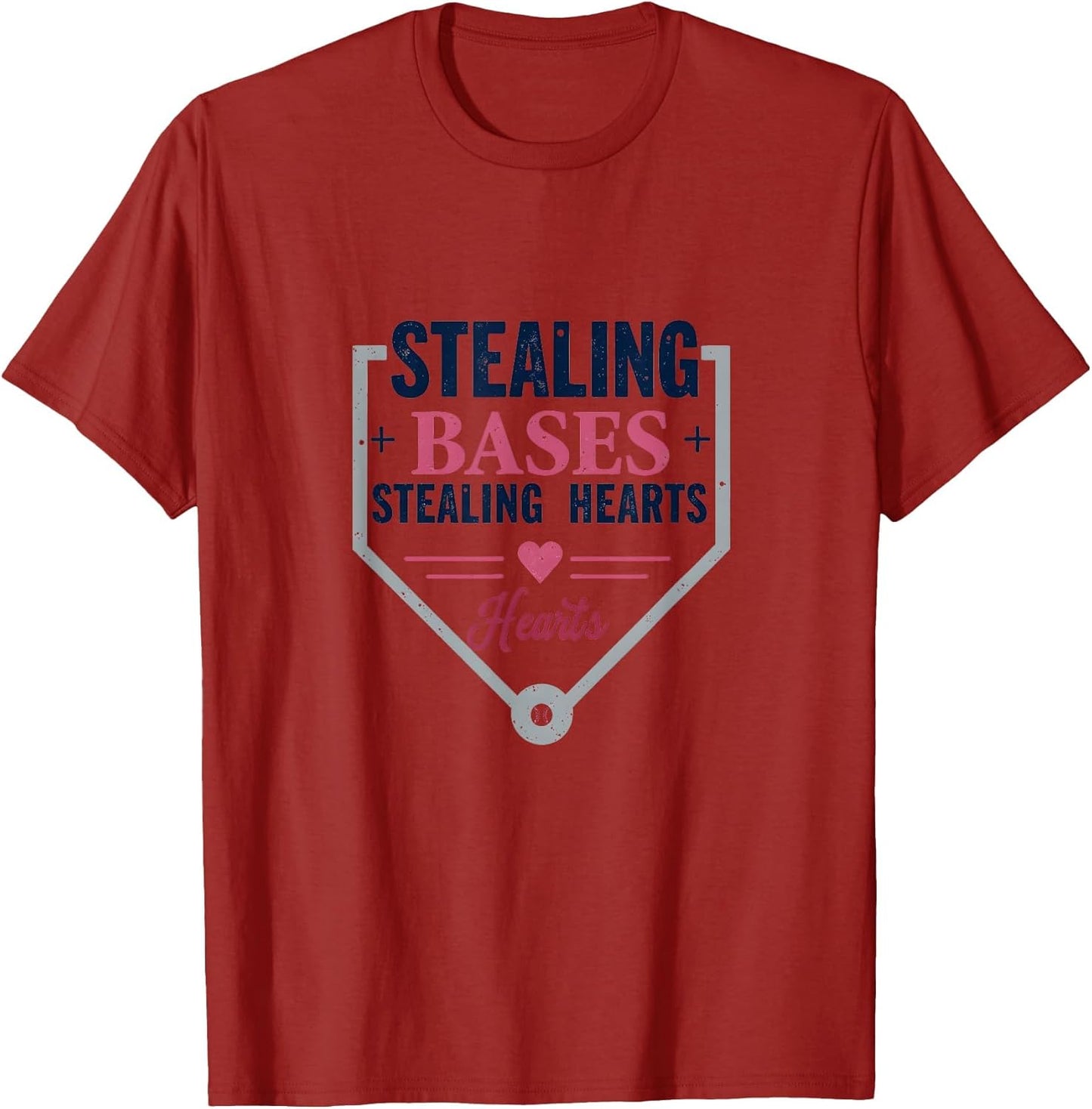 Stealing Bases Stealing Hearts Softball Design