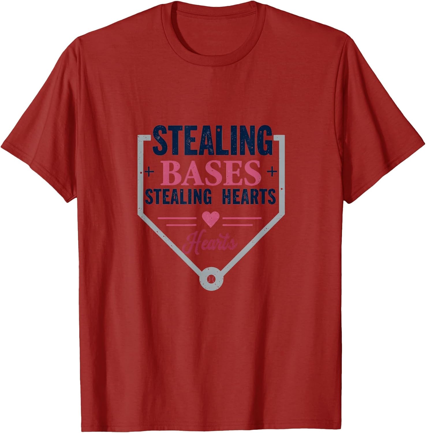 Stealing Bases Stealing Hearts Softball Design