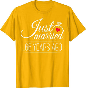 Just Married 66 Years Ago - 66th Wedding Anniversary