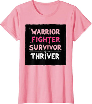 Breast Cancer Awareness Warrior Fighter Survivor Thriver