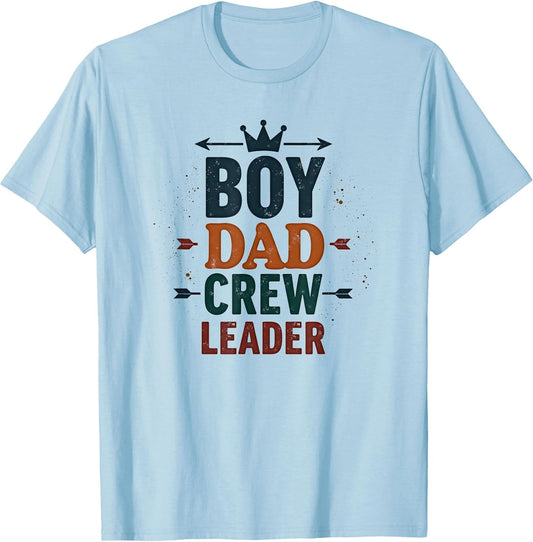 Boy Dad Crew Leader Father Design