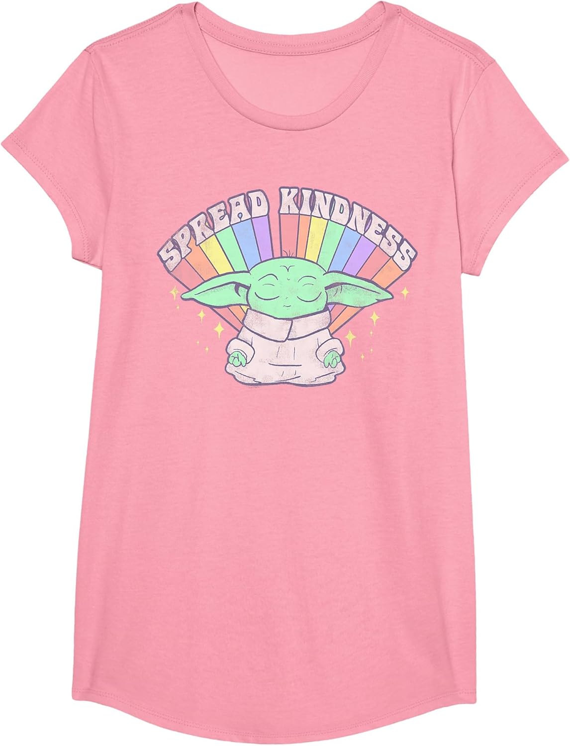 Star Wars The Mandalorian Grogu Spread Kindness Rainbow