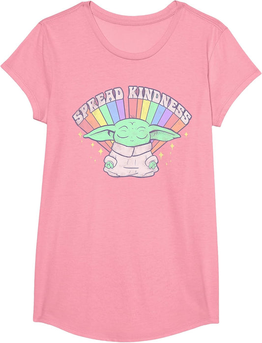 Star Wars The Mandalorian Grogu Spread Kindness Rainbow