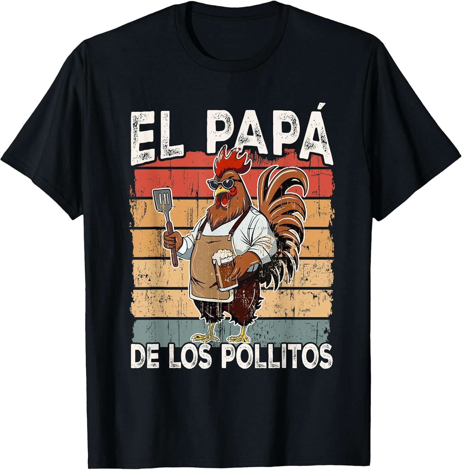 El Papa de lo pollitos Funny Spanish Dia del Padre