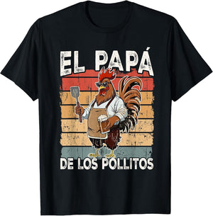 El Papa de lo pollitos Funny Spanish Dia del Padre