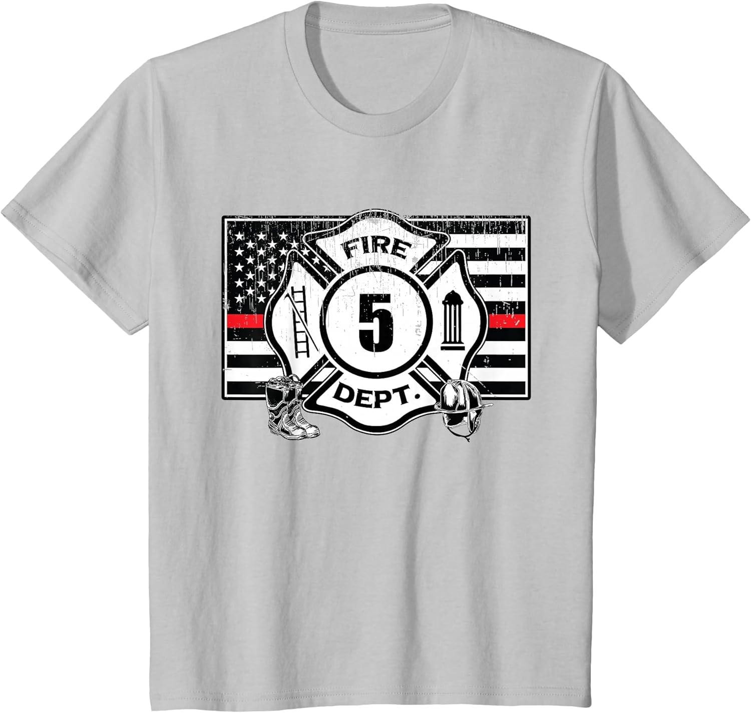 5th Birthday Firefighter Fire Truck 5 Year Old
