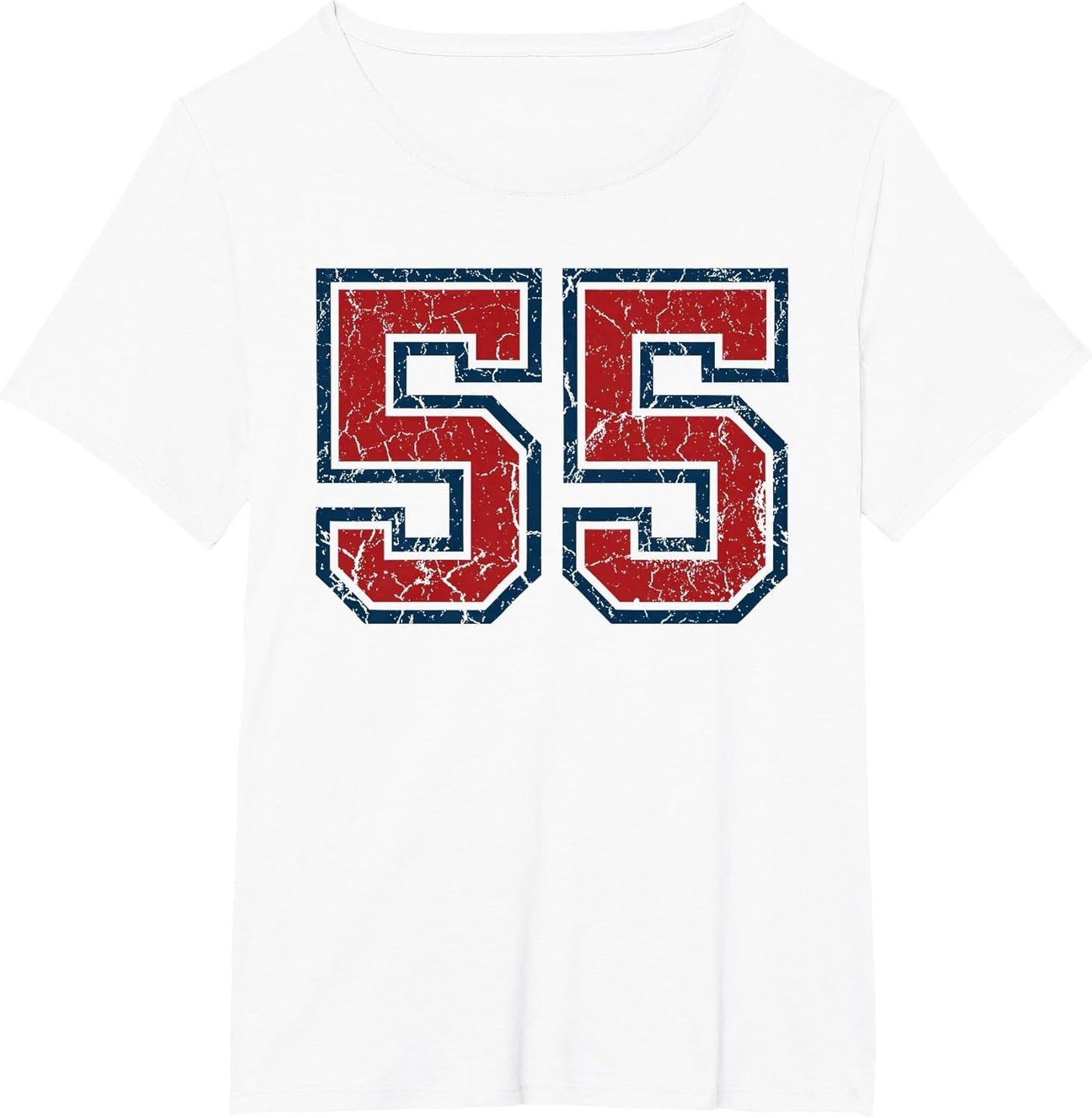 Red and Blue Sports Number 55 Jersey Uniform Player Fan