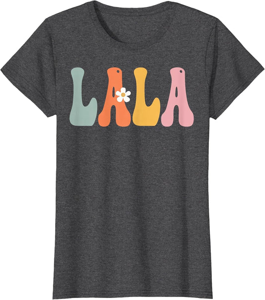LALA Retro Groovy Print Mom Cute Mother's Day Funny Grandma