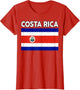Costa Rican Flag Rica Hispanic Heritage Month Kids Men Women