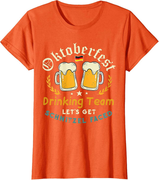 Oktoberfest Lets Get Schnitzel Funny German Beer Men Women
