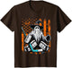 Hockey Goalie Ghost Halloween American Flag Ice Hockey