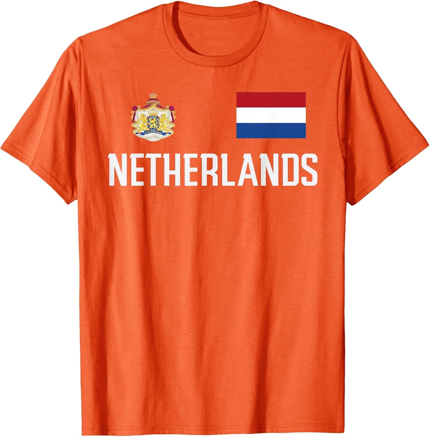 Netherlands Flag Football Soccer Fan Men Women Kids