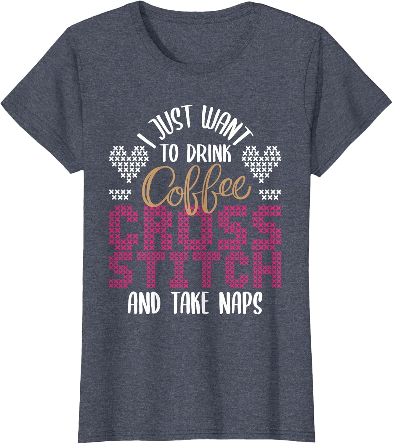 Drink Coffee Cross Stitch and Take Naps - Cross Stitching
