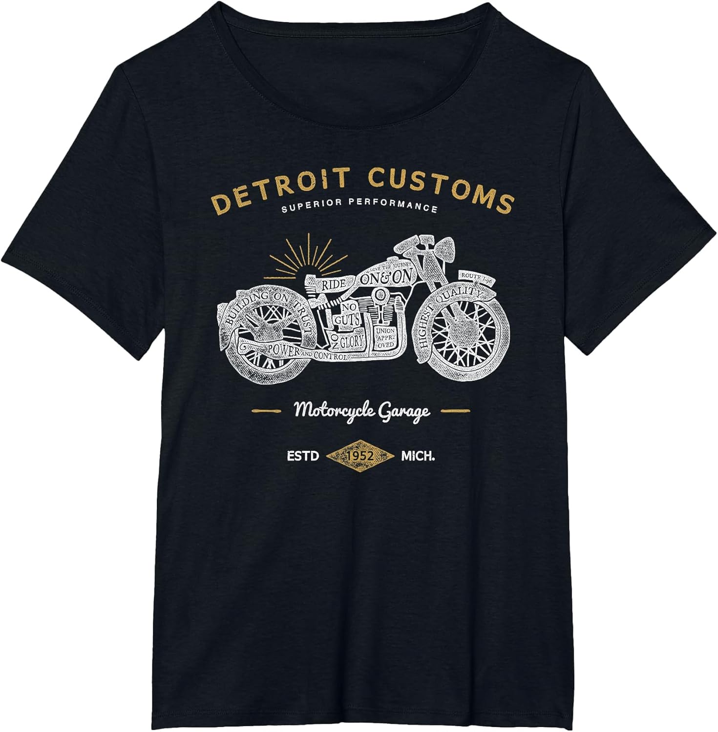 Detroit Custom Motorcycle Garage Biker