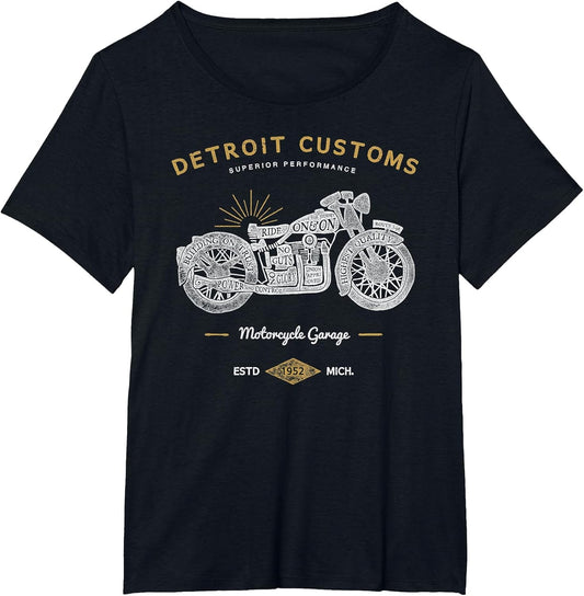 Detroit Custom Motorcycle Garage Biker