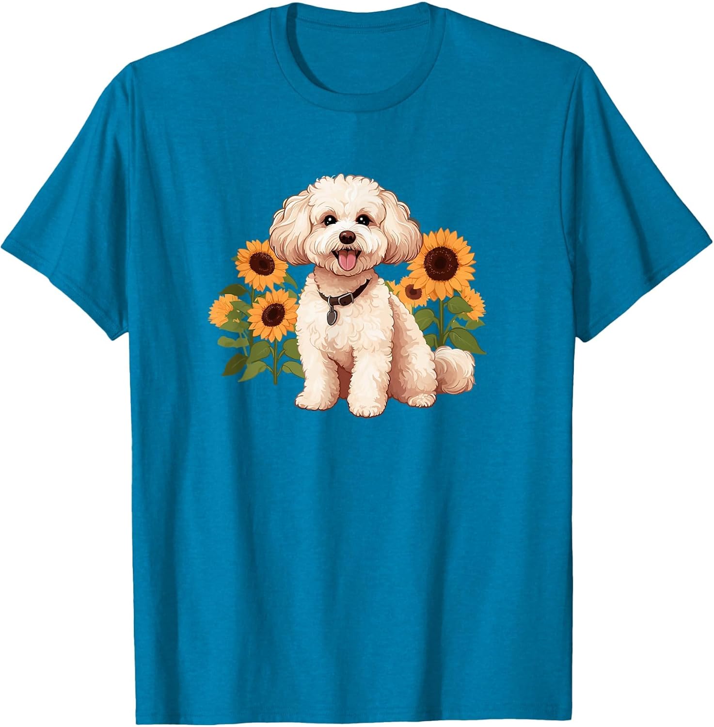 Cute Funny Sunflowers Maltipoo Lover
