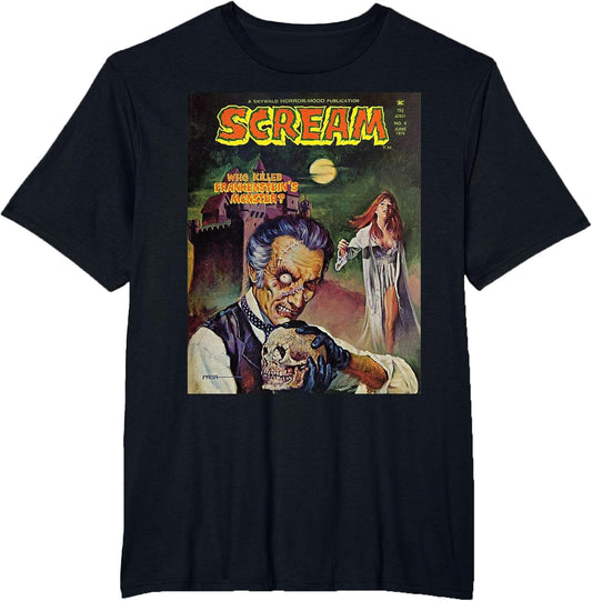Halloween Horror Vintage Skull Monster Comic Book Retro