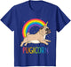 Pugicorn Pug Unicorn T Shirt Girls Kids Space Galaxy Rainbow