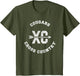Cougars Cross Country Retro Distressed XC Running