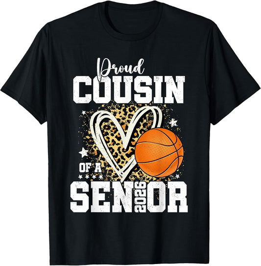Proud Cousin of A 2026 Senior Basketball Graduation Leopard