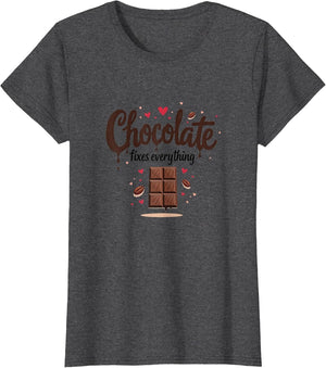 Chocolate Fixes Everything Valentine Design