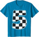 Kids Birthday Boy 5 Five Race Car 5th Birthday Racing Car Flag