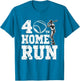 Funny Baseball 40th Home Run 40 Year Old 40th Birthday Shirt