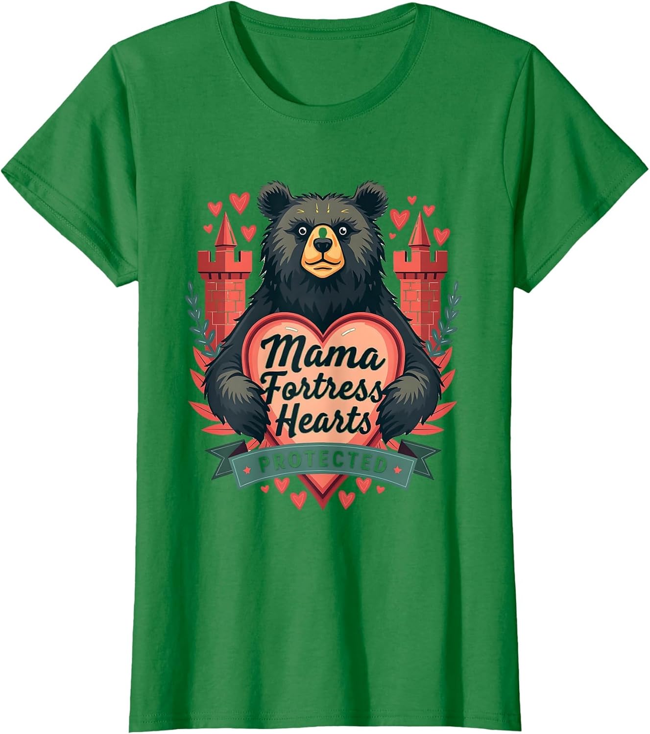 Mama Fortress Hearts Protected Mom Design