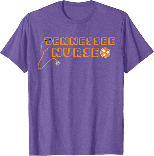 Tennessee Nurse Vintage Flag Stethoscope Proud Nurse