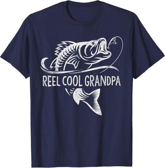 Reel Cool Grandpa Fishing Gifts Grandpa Father's Day