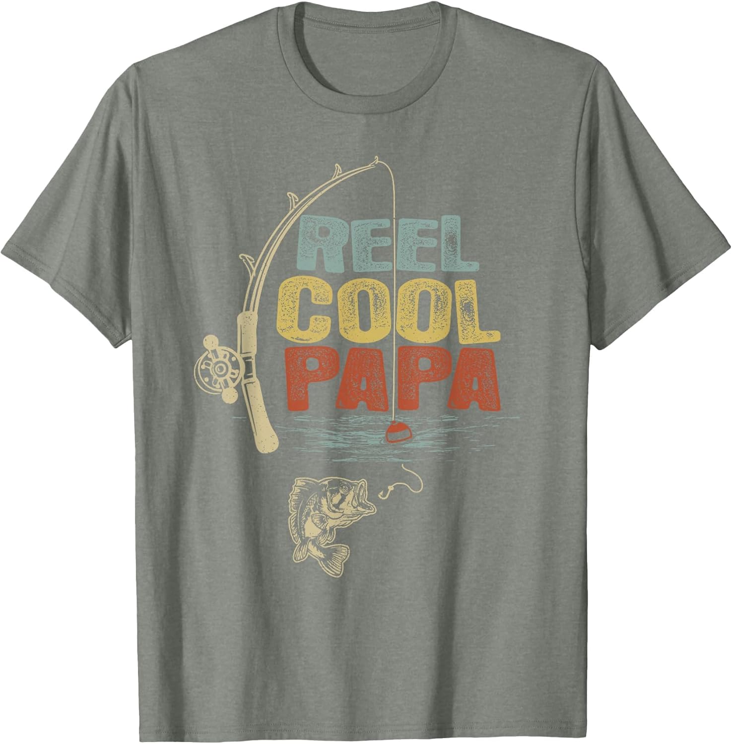 Funny Fisherman Vintage Reel Cool Papa