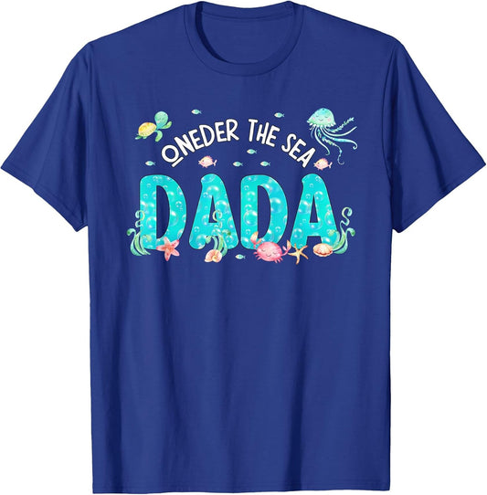 Under Sea Dada Birthday Girl Boy Matching Family Party