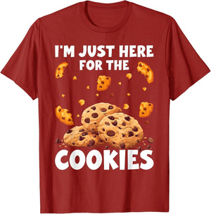 I'm Just Here for The Cookies Funny Chocolate Chip Cookie