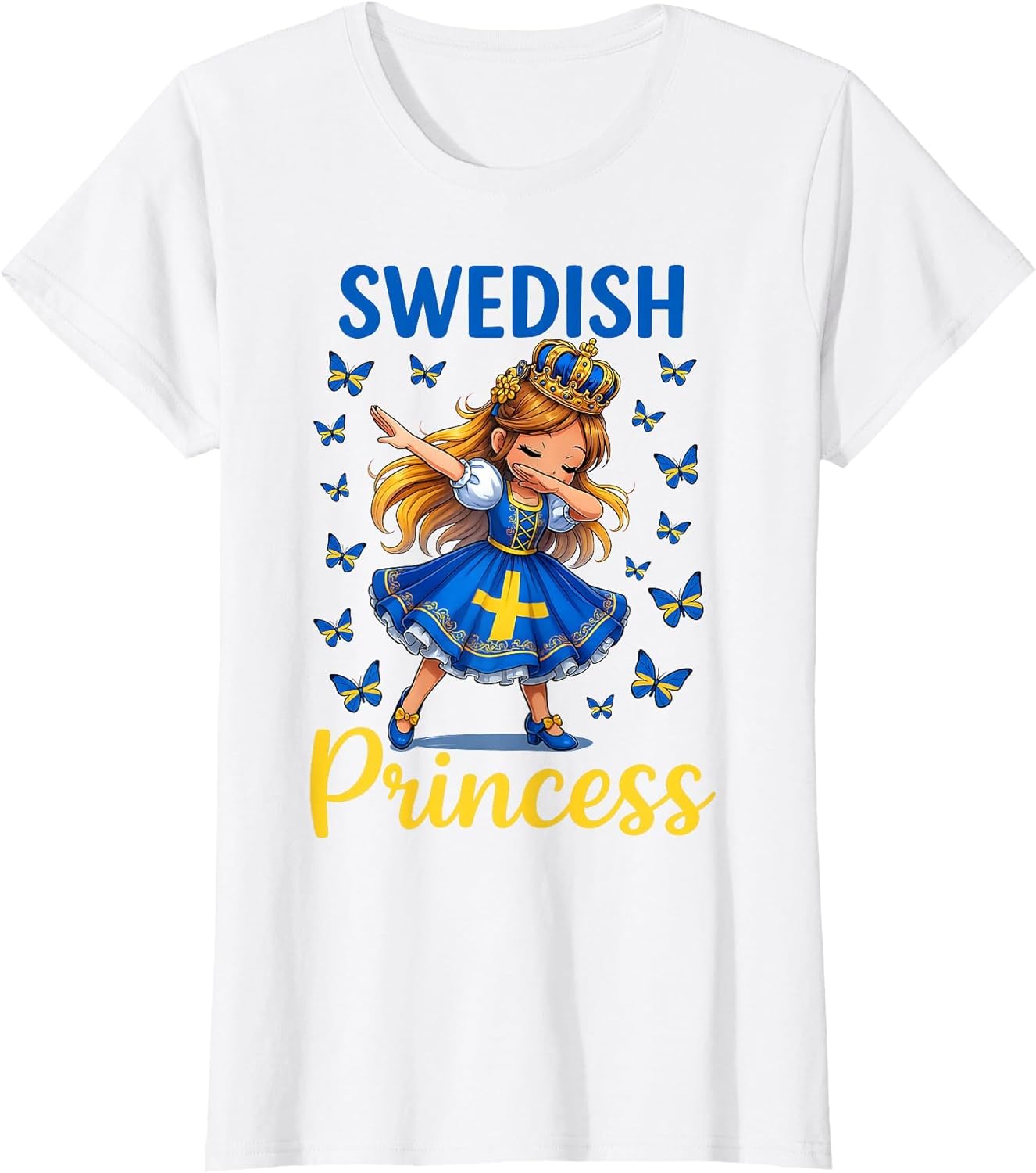 Swedish Princess Dabbing Girl National Dress Culture Girls