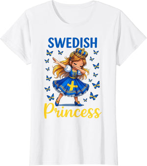 Swedish Princess Dabbing Girl National Dress Culture Girls