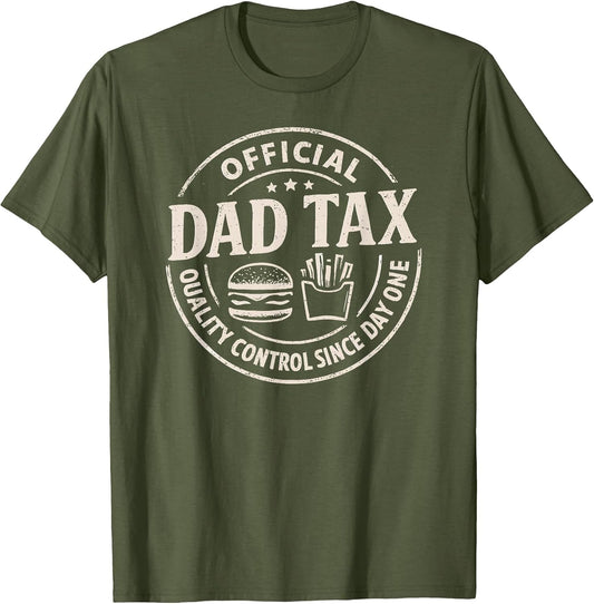 Dad Tax Logo, Funny Daddy Papa Fathers Day