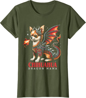 Chihuahua Dog Mama Funny Lap Dragon Women, Girls