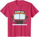 School Bus Costume Shirt Boys Girls Halloween Bus Driver Men