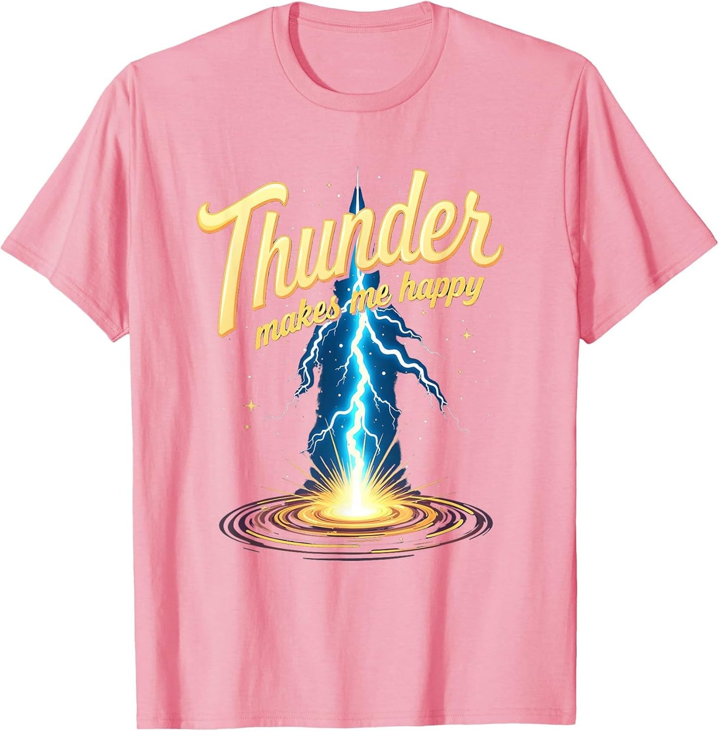 Thunder Makes Me Happy Stormy Weather Design