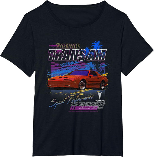 Trans Am Pontiac Firebird Y2K Retro Palm Tree