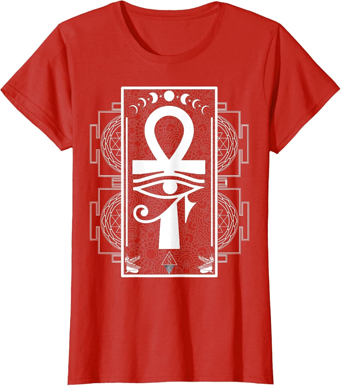 Sacred Geometry Egyptian Ankh Eye of Horus Art
