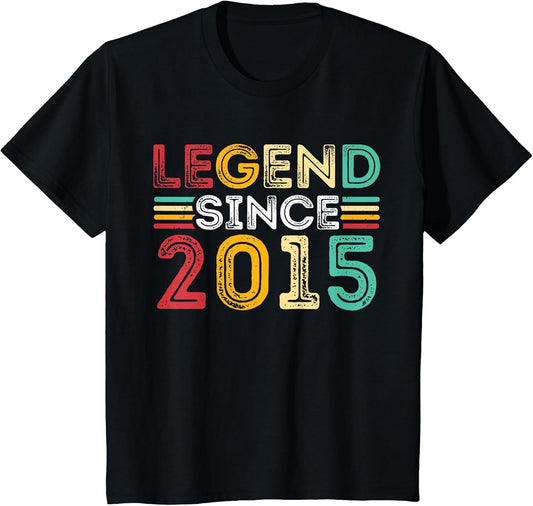 Legend Since 2015 Vintage Birthday Born in 2015 Men Women