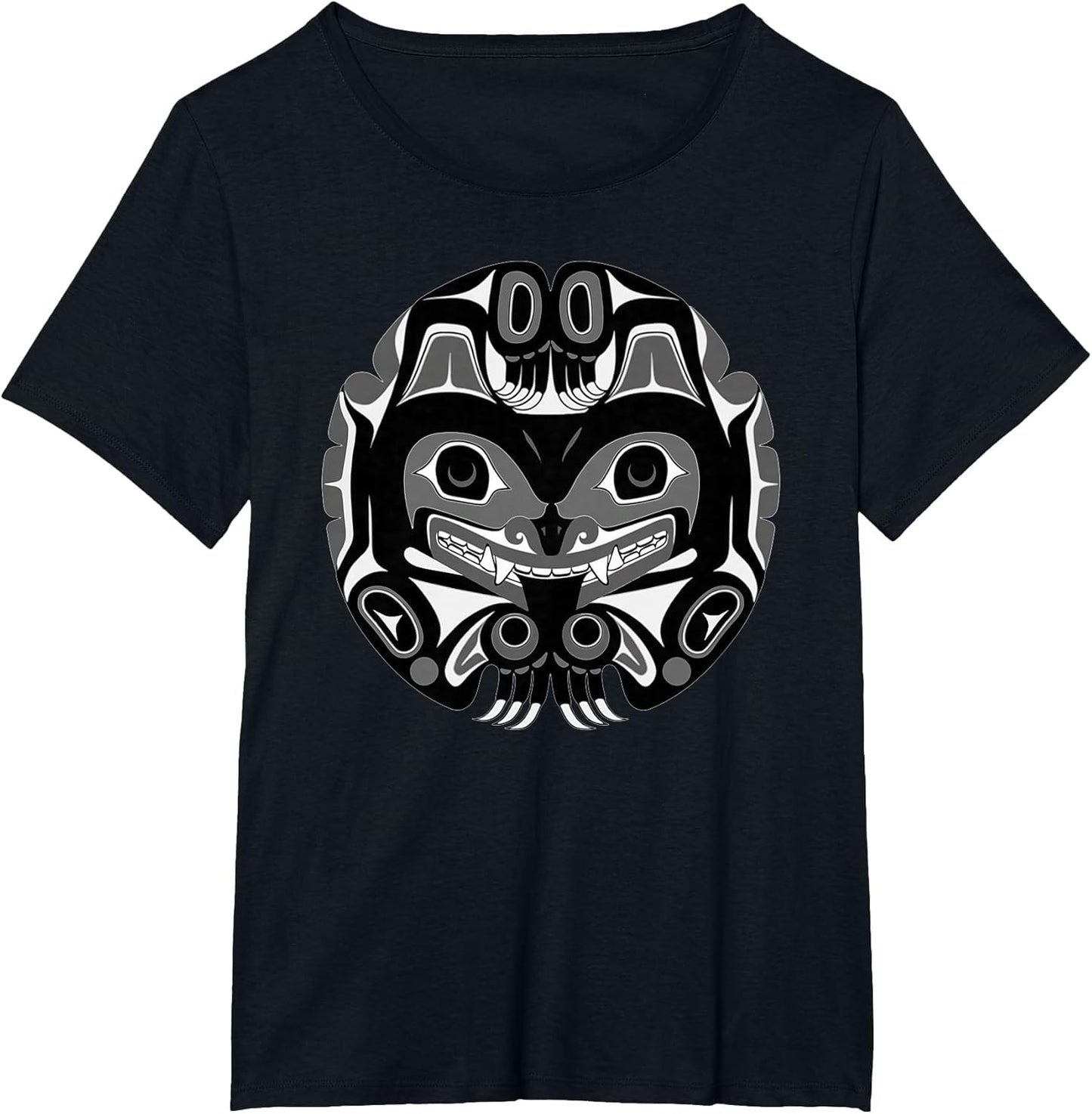 Alaska Native American Tlingit Eagle Tribal Bear Clan Gray