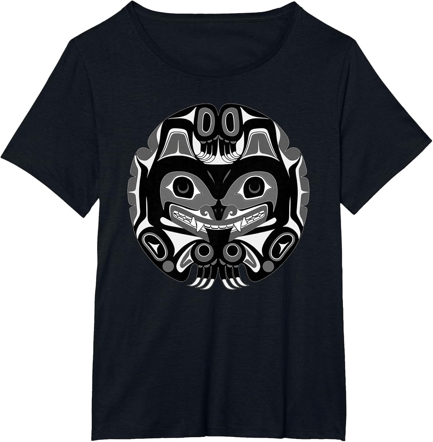 Alaska Native American Tlingit Eagle Tribal Bear Clan Gray