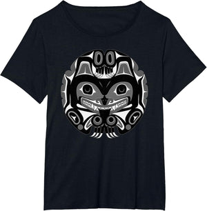 Alaska Native American Tlingit Eagle Tribal Bear Clan Gray