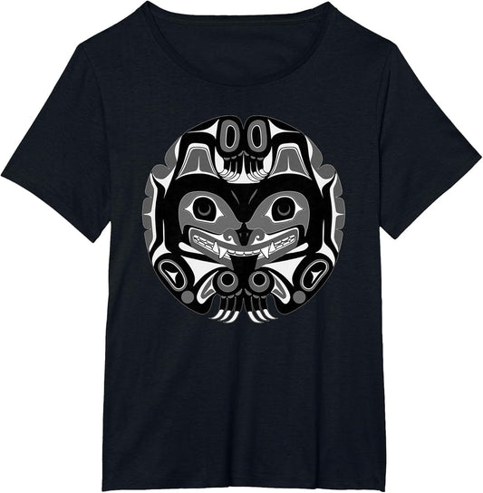 Alaska Native American Tlingit Eagle Tribal Bear Clan Gray